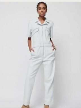 Hunter Brown Denim Jumpsuit